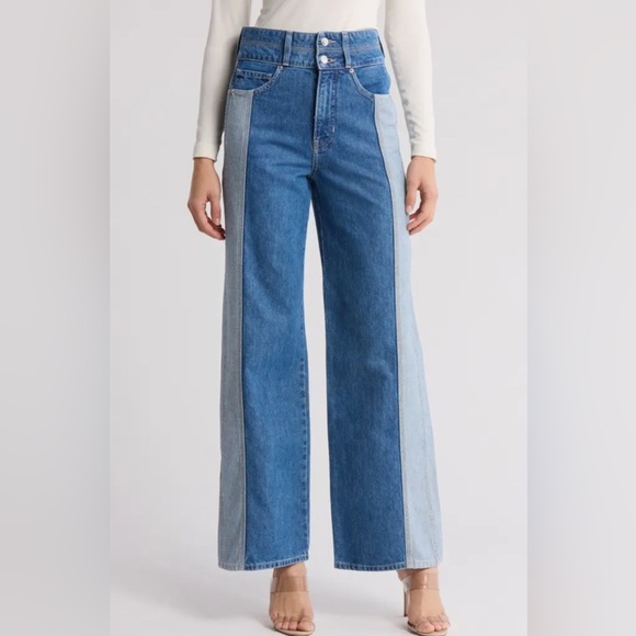 NWT VERONICA BEARD Taylor High Waist Wide Leg Jeans - Picture 1 of 3